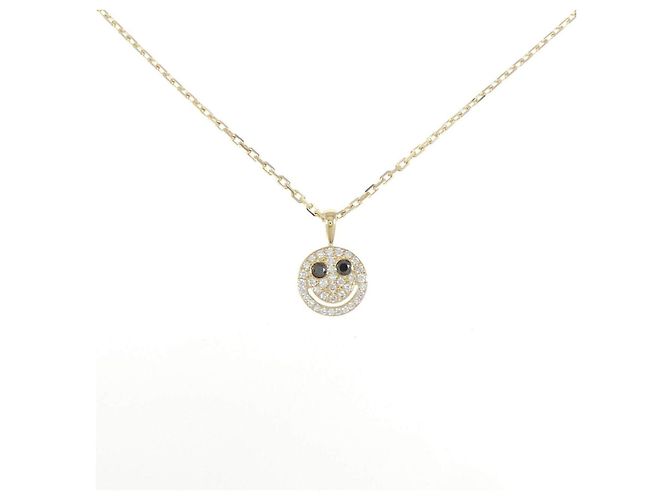 Autre Marque Collana Eye Funney in oro giallo 750 e diamanti D'oro