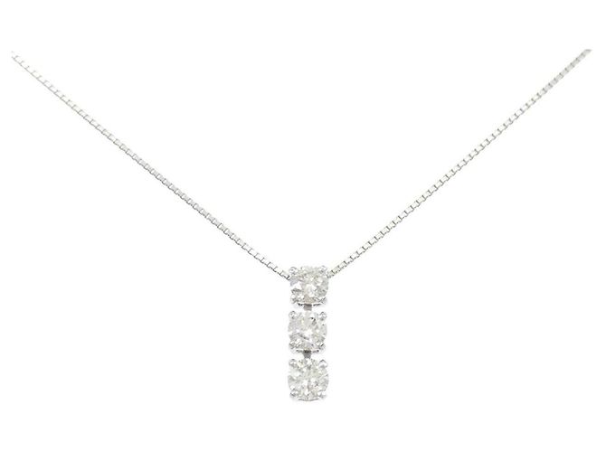 Autre Marque Collar de Diamante PT900 PT850 Plata
