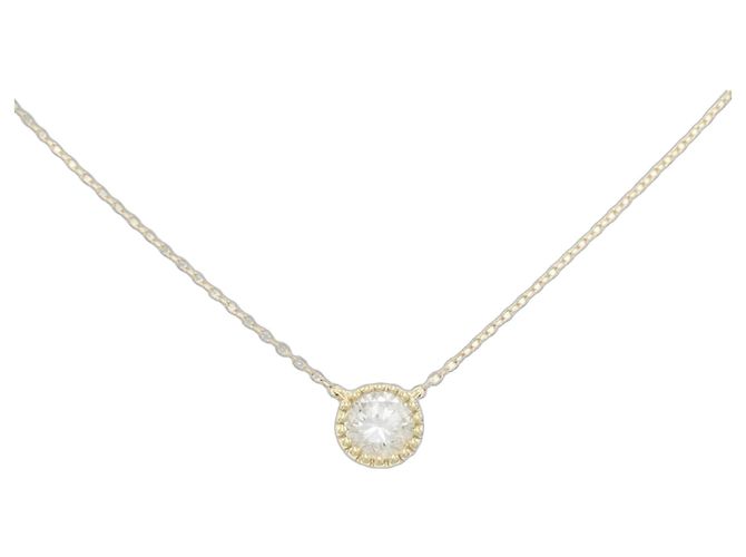 Autre Marque Collar de Diamante Au750 Dorado