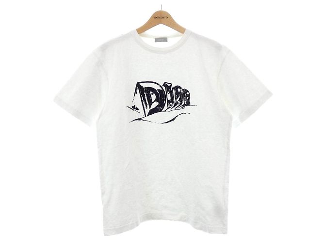 Camiseta de algodão Dior Branco