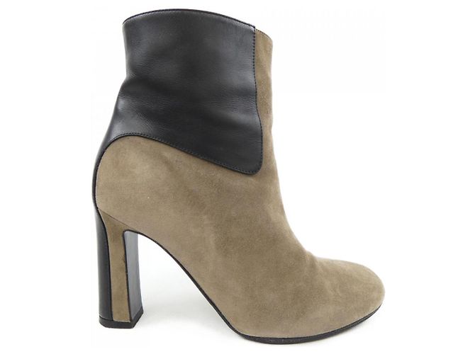 Hermès Bottines en cuir Hermes Marron