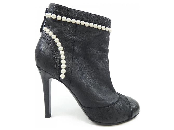 Bottines Chanel Noir