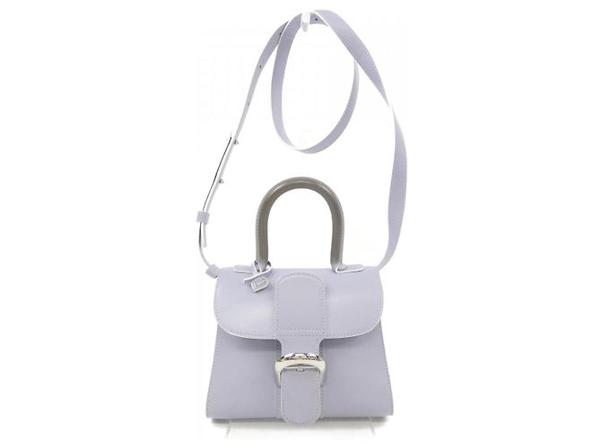Bolsa Delvaux Brillant BOX CALF Roxo