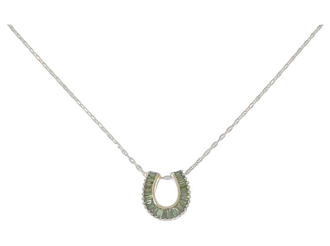 Autre Marque Collana Horseshoe in Diamanti Au750 D'oro