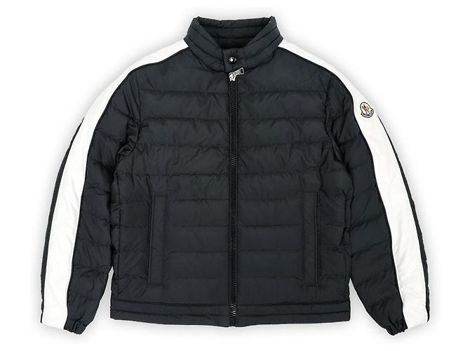 Moncler Kids JACOBUS Down Padded Jacket (Black) stamp: