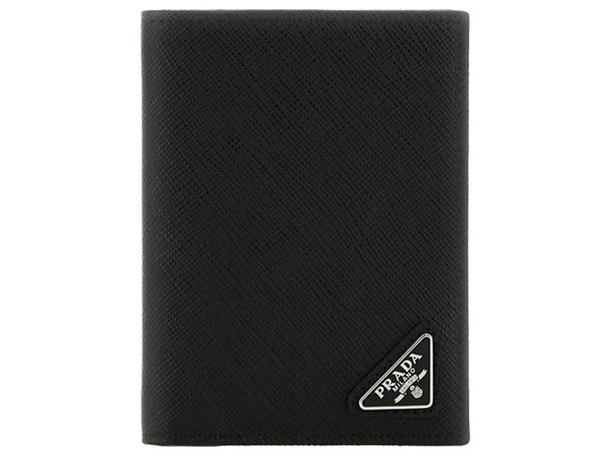 Prada Saffiano Card Case Black