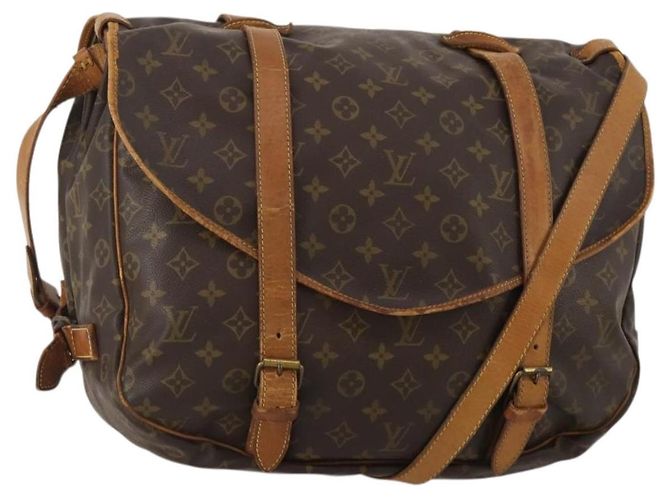 LOUIS VUITTON Borsa a Spalla Monogram Saumur40 LV Auth 186579 Monogramma