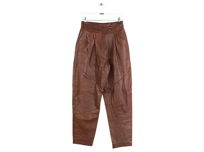 Autre Marque Braune gerade Hose