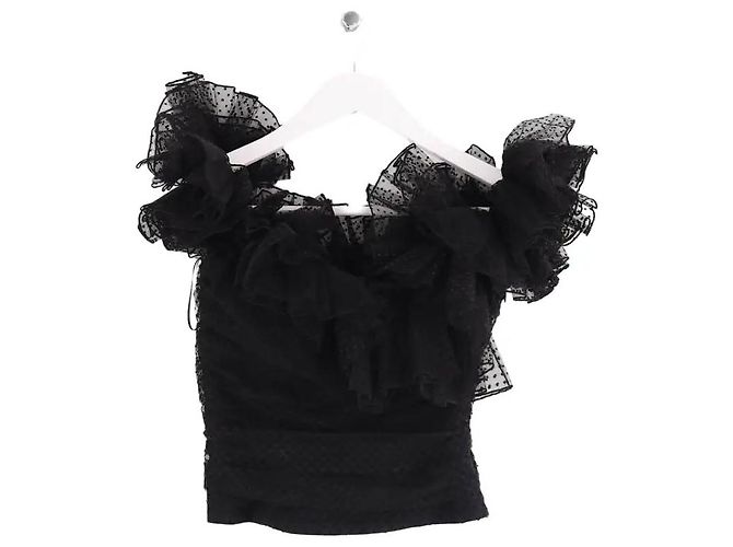 Alexandre Vauthier Schwarze Bluse