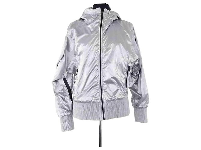 Fusalp Silver Synthetic Jacket Silvery