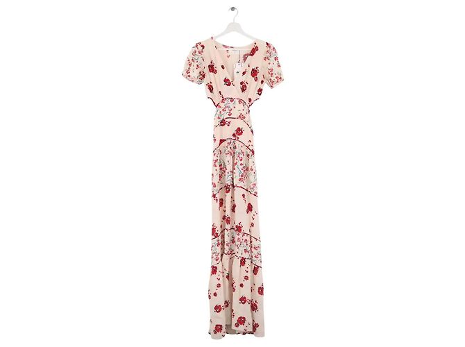 Vestido Ba&Sh de viscose bege