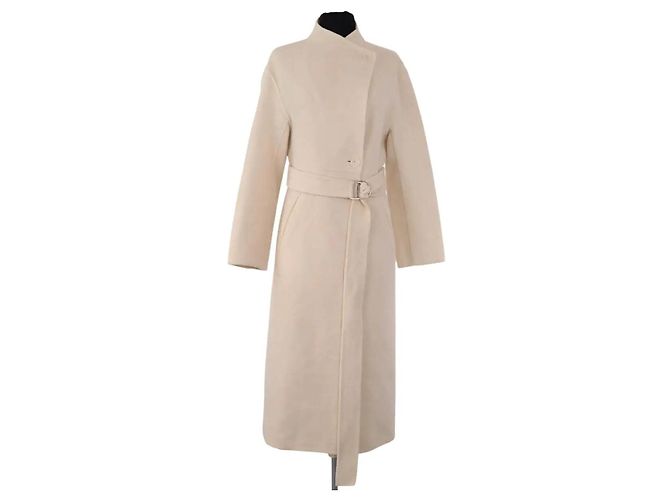 Maje wool coat ecru Cream