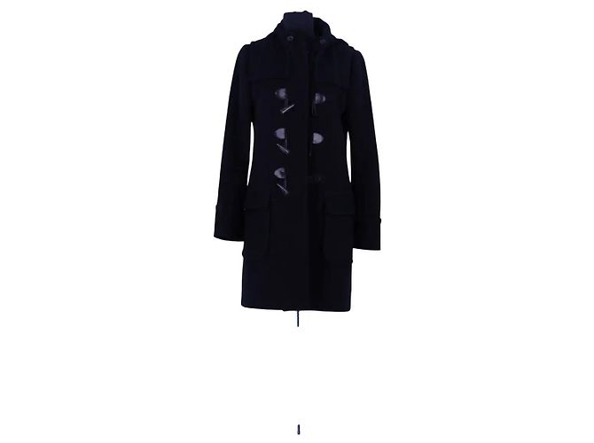 Eric Bompard Duffle coat de cachemira negro