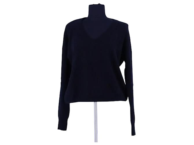 Autre Marque Schwarzer Kaschmirpullover 