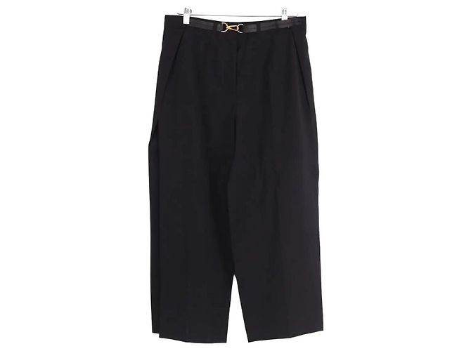 Louis Vuitton Schwarze gerade Hose