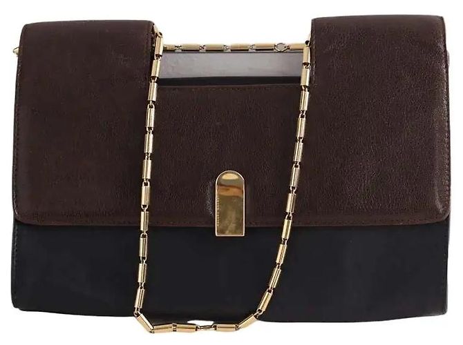 Roland Mouret Braune Handtasche