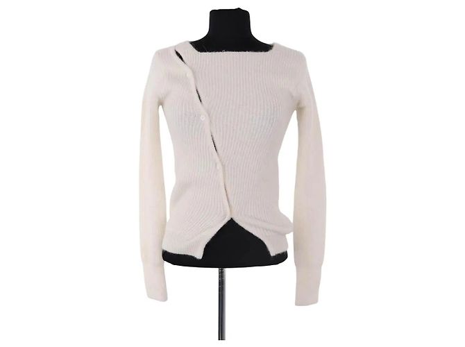 Jacquemus Strickjacke aus Wolle weiß