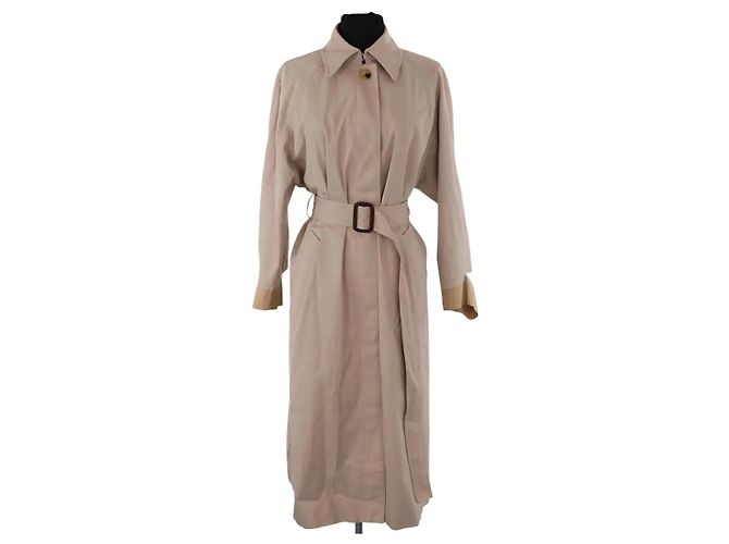 Gabardina de algodón beige Sandro 