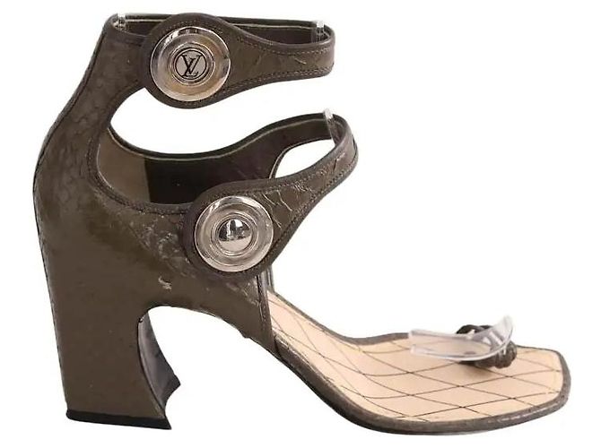 Louis Vuitton Khaki sandals