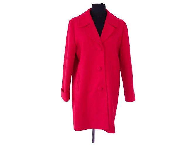 Claudie Pierlot Abrigo rojo Roja