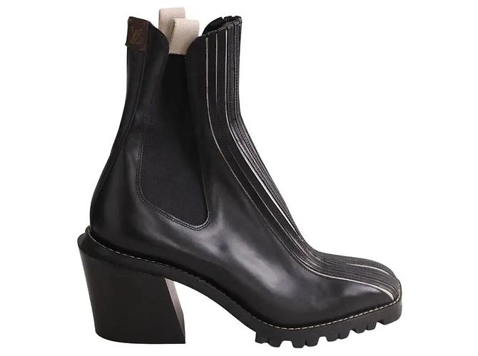 Louis Vuitton Schwarze Stiefel