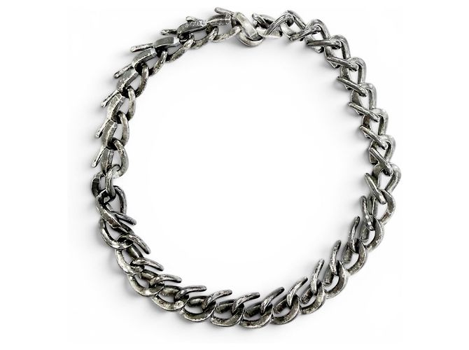 Tiffany & Co Tiffany Forge Medium Link Halskette Silber
