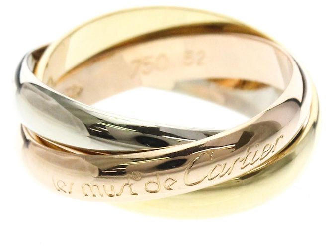 Anello Trinity Cartier D'oro