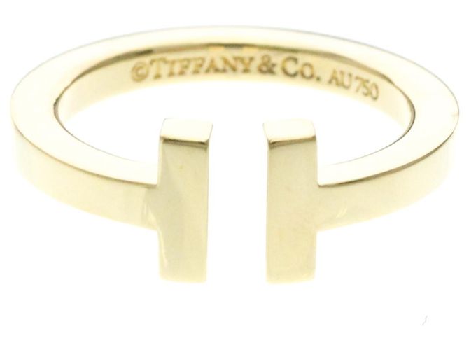 Tiffany & Co Anello Tiffany T Square in oro giallo 18K D'oro