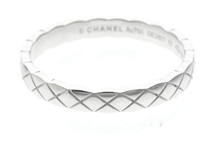 Anello Chanel Coco Crush Mini in oro bianco Argento