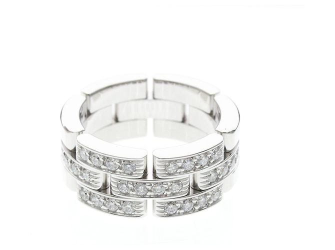 Anello Maillon Panthère Cartier Argento