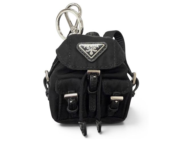 Charm per borsa nero Prada