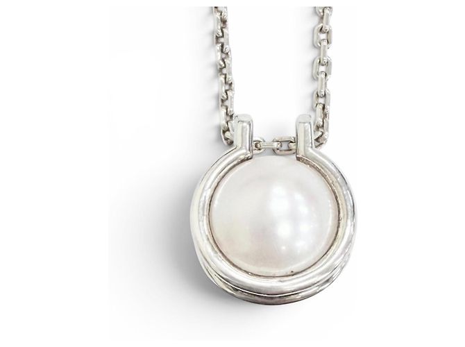 Tiffany & Co Colar com pingente de elos Tiffany HardWear em pérolas de água doce