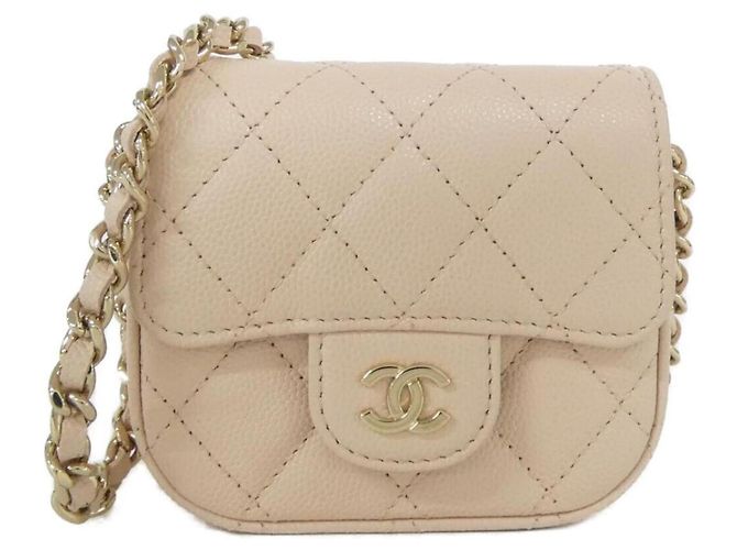 Bolsa Chanel Timeless Classic Line AP2475 Bege