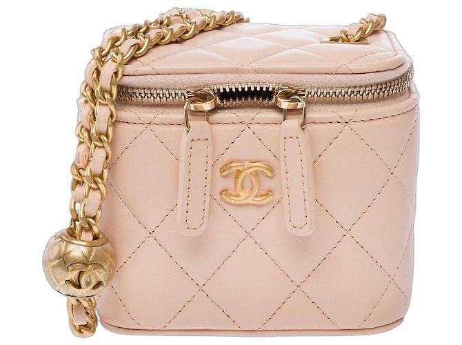 Borsa CHANEL Vanity in Pelle Rosa - 103784