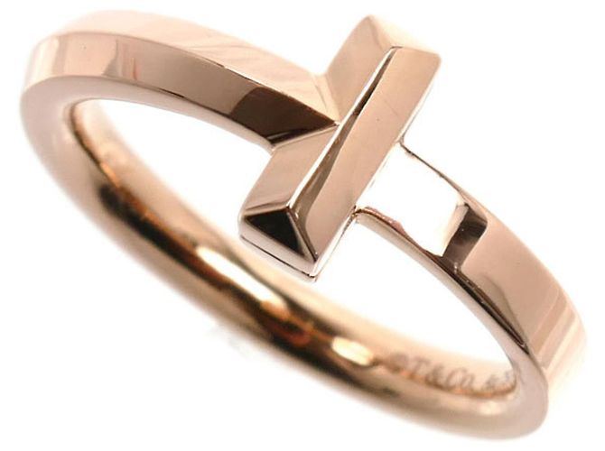Anel T One em ouro rosa 18K da Tiffany & Co.