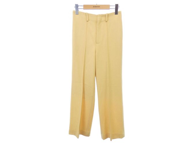 Autre Marque AURALEE A20AP02MS Pants Yellow