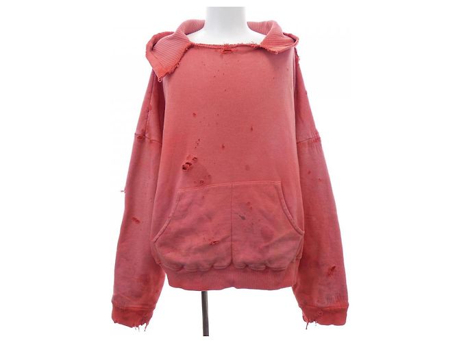 Autre Marque READYMADE Sweatshirt aus Baumwolle Rot