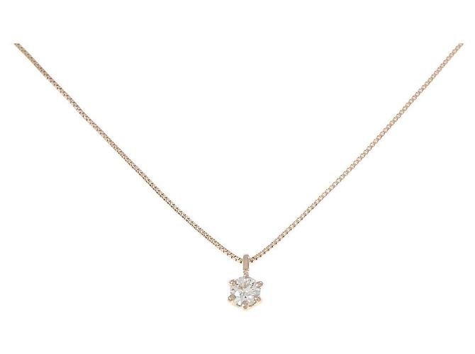 Autre Marque Collana con Diamanti Au750 D'oro