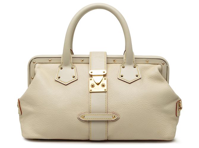 Louis Vuitton White Suhali Lingenieux PM Branco Cru