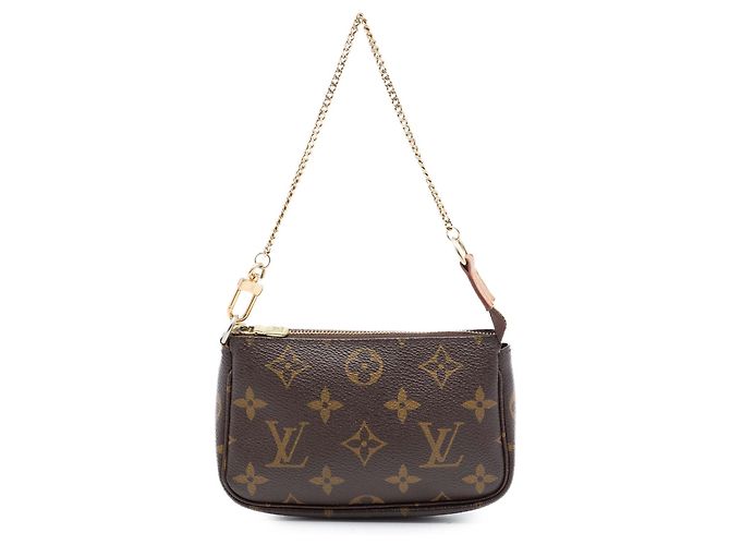 Louis Vuitton Marrom Monogram Mini Pochette Accessoires