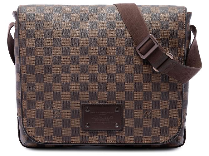 Louis Vuitton Marrom Damier Ebene Brooklyn MM