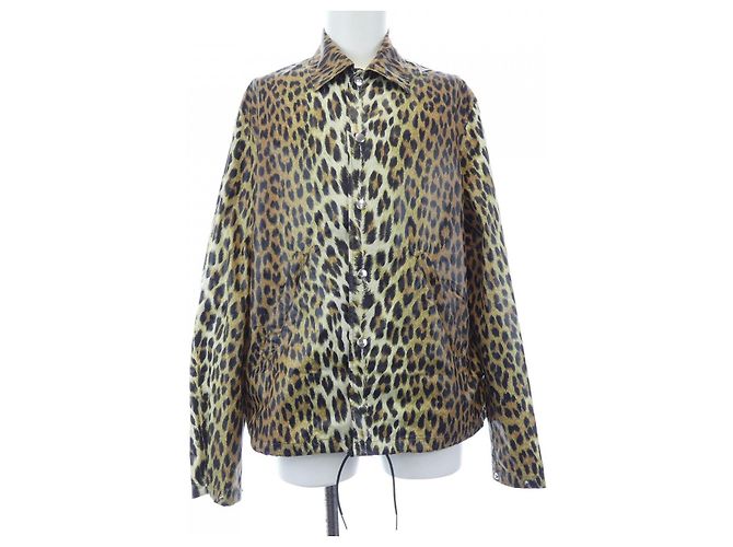 Céline Blouson de cuero CELINE Castaño