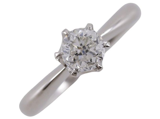 Autre Marque Pt900 Platinum Diamond Ring