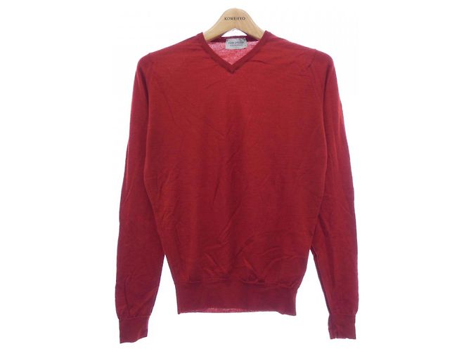 Autre Marque John Smedley Wollstrickwaren Rot
