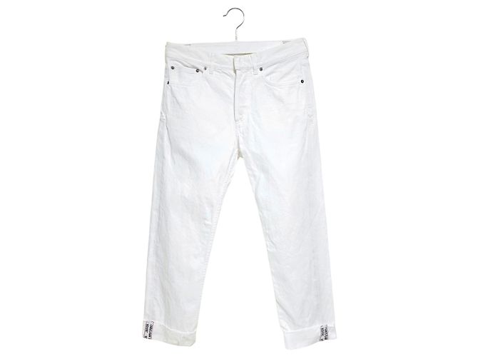 Dior Pantalones vaqueros boyfriend para mujer Blanco