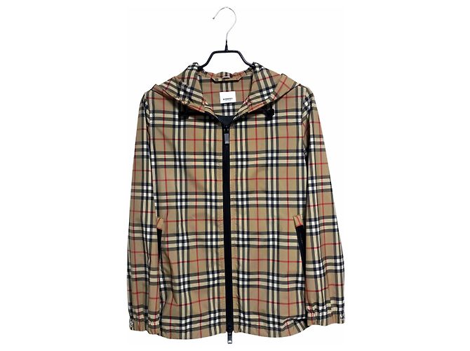 Burberry Giacca a vento Nova Check Marrone