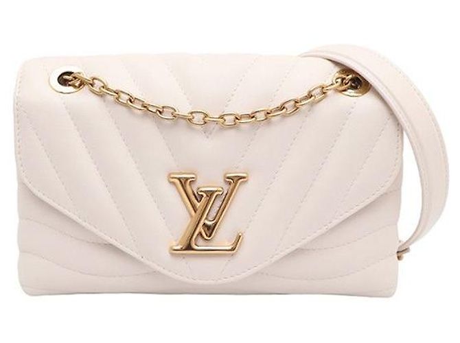 Louis Vuitton Bolsa de Ombro e Bolsa Transversal New Wave Chain Branco