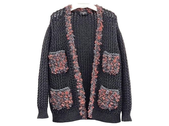 Chanel Kaschmir-Cardigan Schwarz 