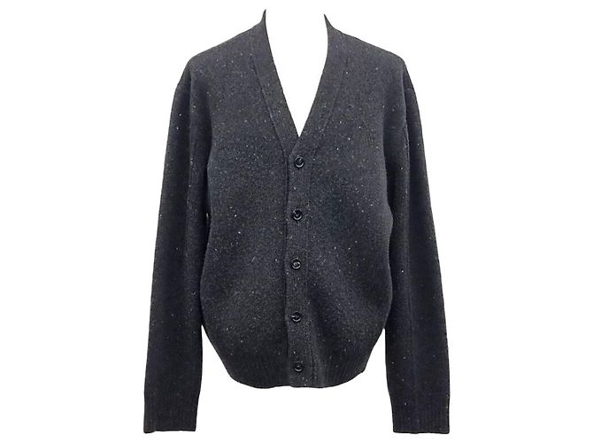 Bottega Veneta Wollstrickjacke Grau