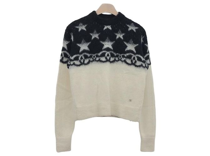Chanel Kaschmirpullover Weiß 